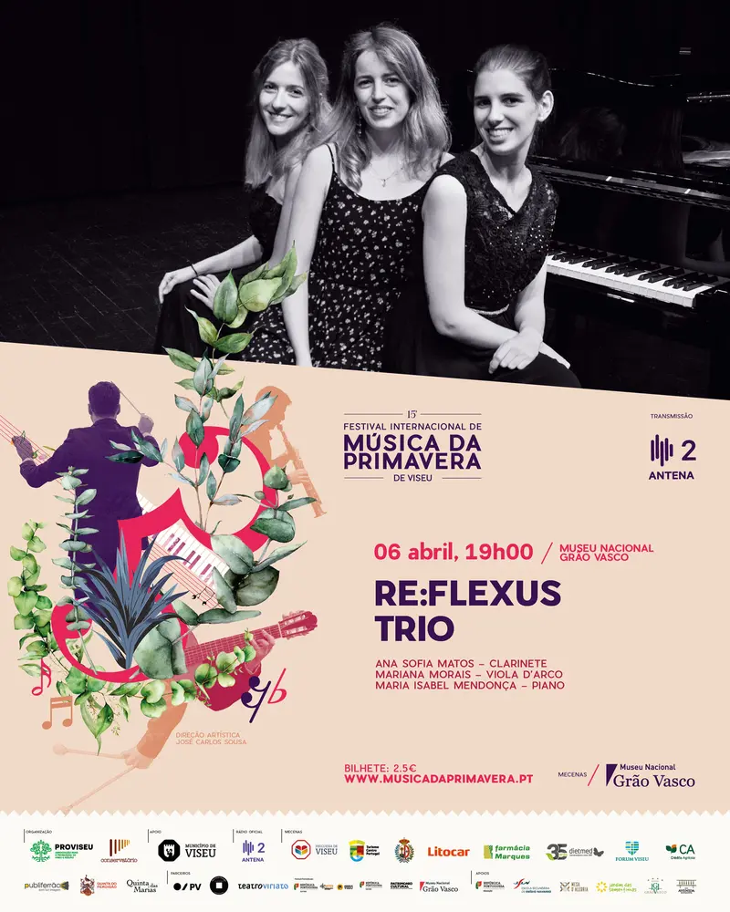 Poster for the Viseu International Spring Music Festival, 6 April 2022
