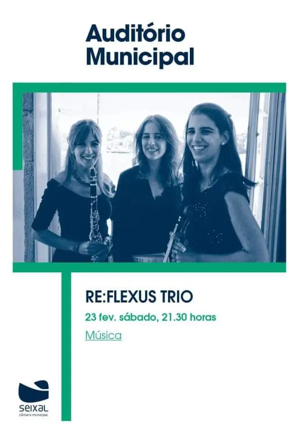 Poster for the concert at the Seixal Municipal Auditorium, 23 February 2019