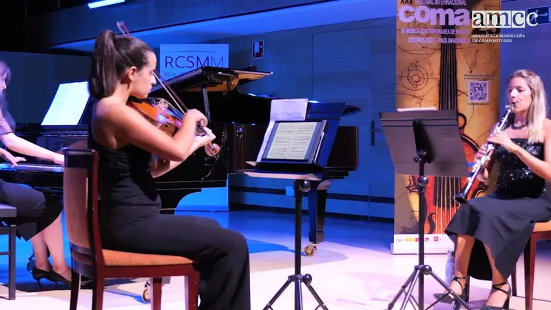 Re:Flexus Trio at the Madrid International Contemporary Music Festival, 2023